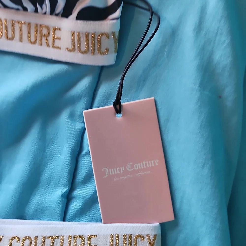 Juicy Couture Black and White Animal Print Bikini - Picture 4 of 7